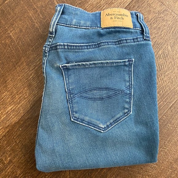 Abercrombie + Fitch Mid-Rise Skinny Jeans -25x29 - Picture 7 of 8